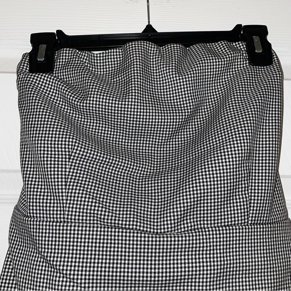 Black & White Checkered Strapless Romper Urban Outfitters Large - Picture 3 of 8